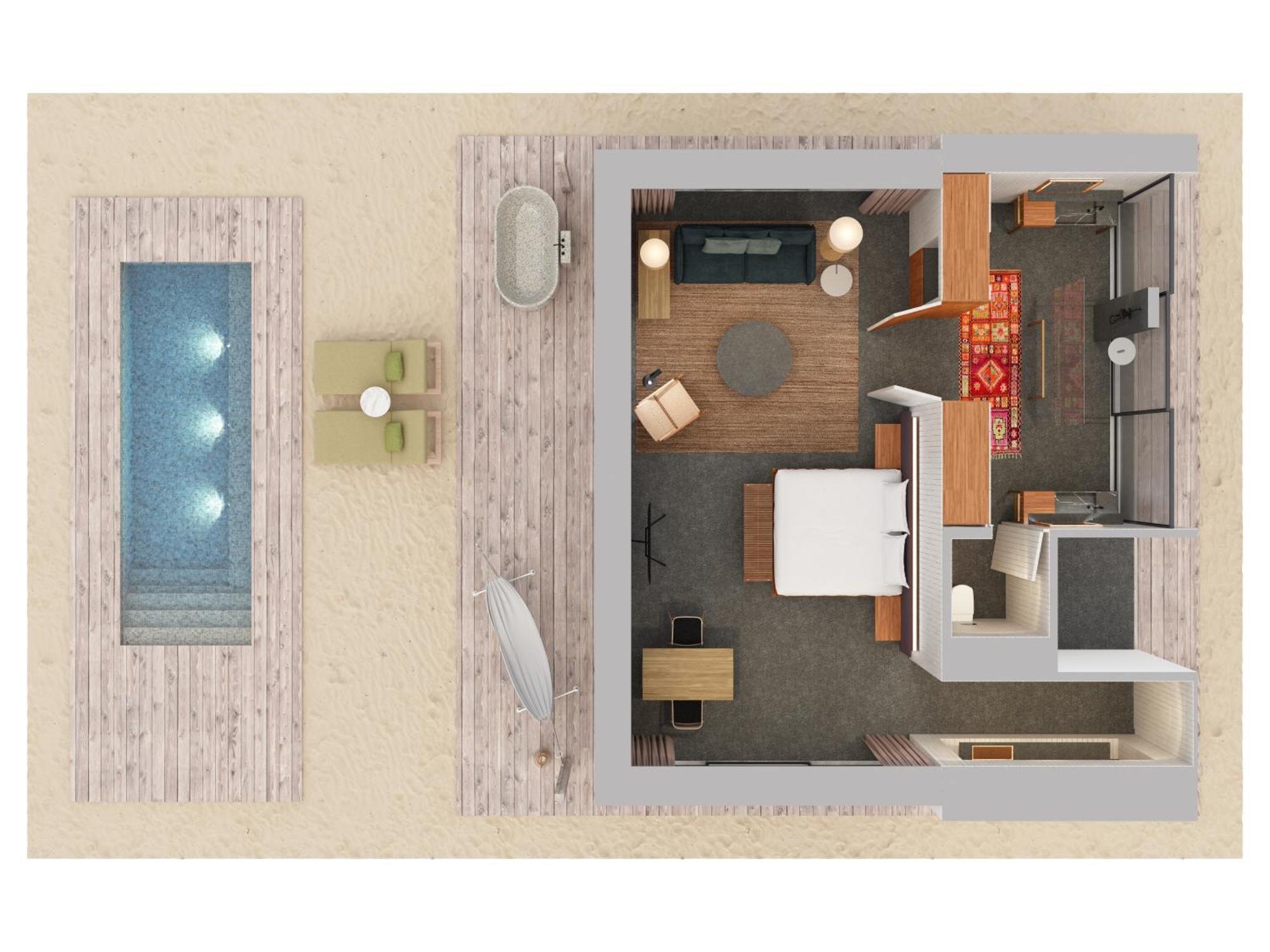 Hotel Patina Maldives, Fari Islands Gaafaru Zimmer foto