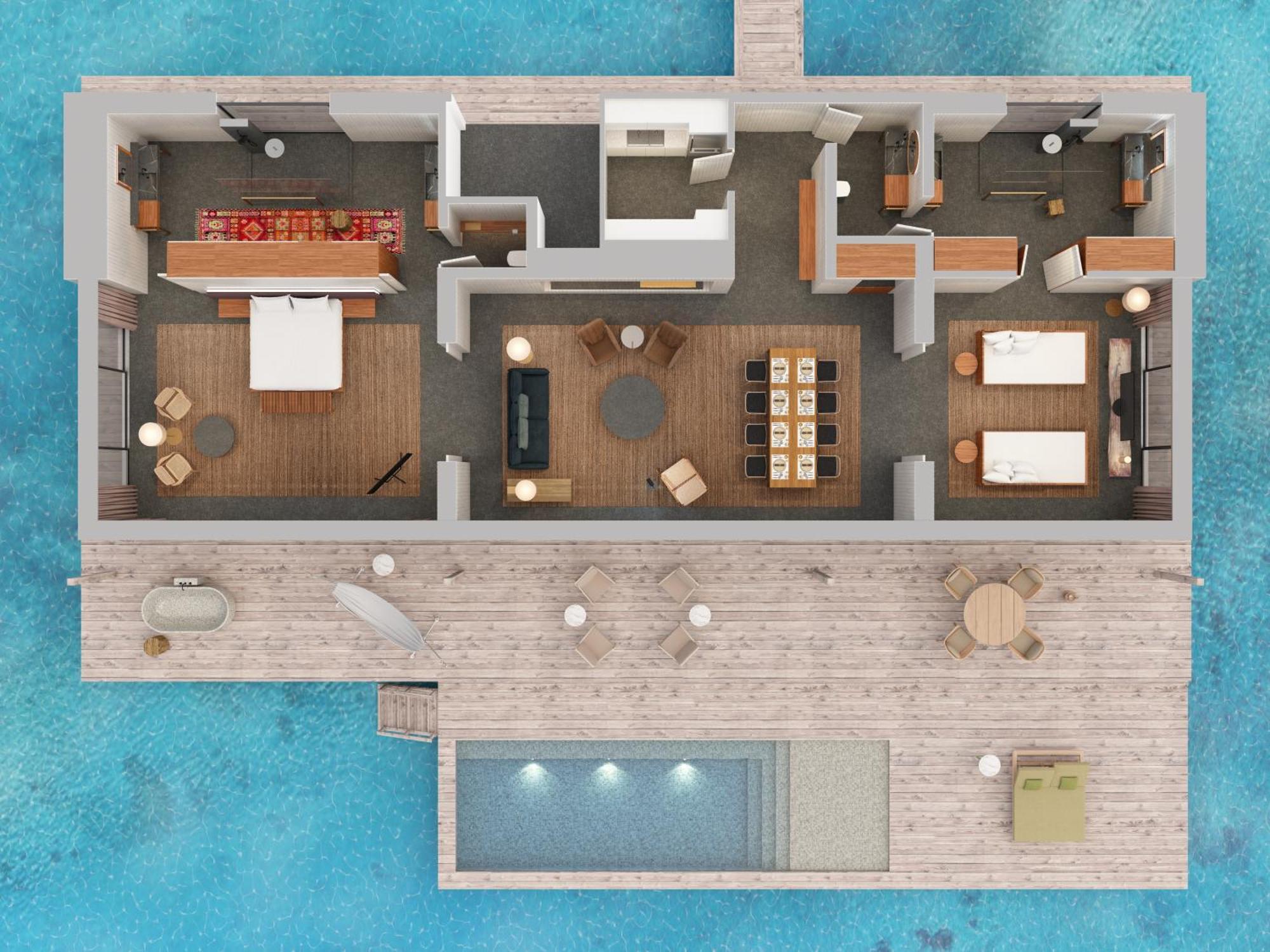 Hotel Patina Maldives, Fari Islands Gaafaru Zimmer foto